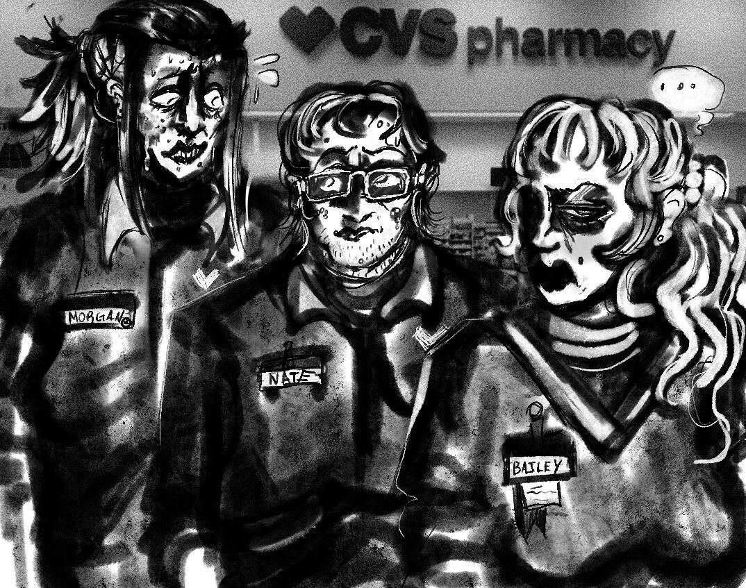 cvs in the middle of nowhere... Nate (middle) belongs to @ keyboardsamurai!